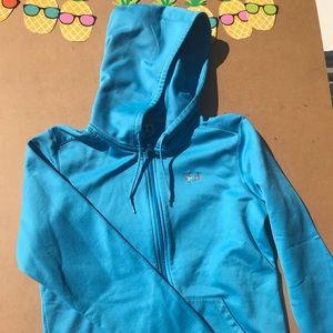 Light bright blue sweatshirt